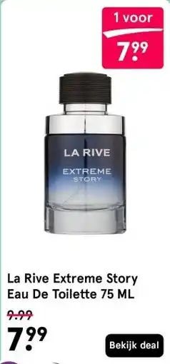 Etos La Rive Extreme Story Eau De Toilette 75 ML aanbieding