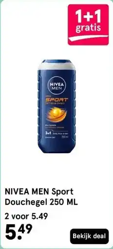 Etos NIVEA MEN Sport Douchegel 250 ML aanbieding