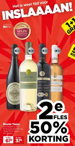 PLUS Monte Tessa Alle flessen à 75 cl aanbieding