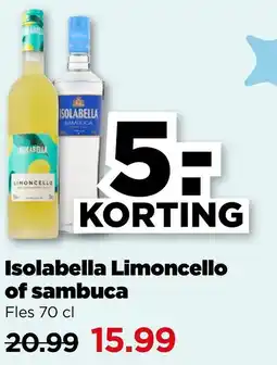 PLUS Isolabella Limoncello of sambuca aanbieding