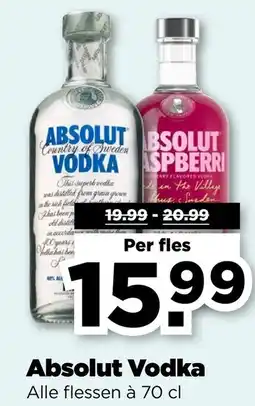 PLUS Absolut Vodka aanbieding