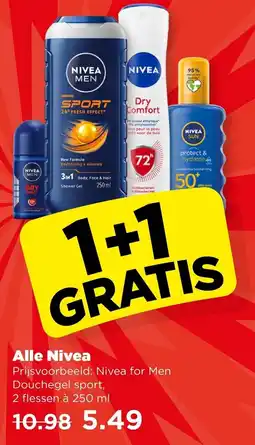 PLUS Alle Nivea aanbieding