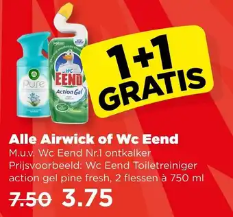 PLUS Alle Airwick of Wc Eend aanbieding