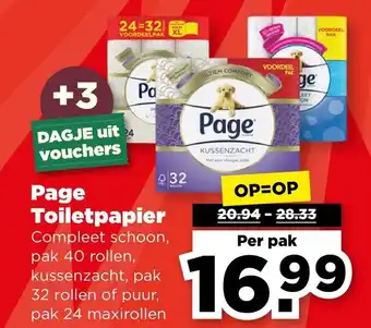 PLUS Page Toiletpapier aanbieding
