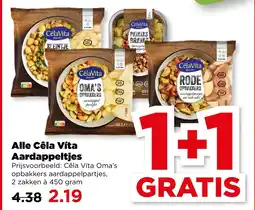 PLUS Alle Cêla Víta Aardappeltjes aanbieding