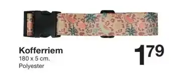 Zeeman Kofferriem aanbieding