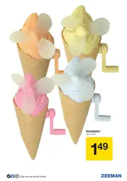 Zeeman Ventilator aanbieding