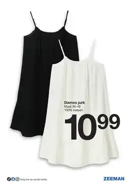 Zeeman Dames jurk aanbieding