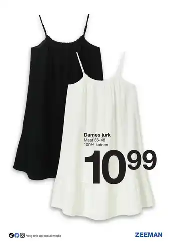 Zeeman Dames jurk aanbieding