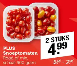 Coop PLUS Snoeptomaten aanbieding