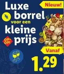 Lidl Luxe borrel aanbieding