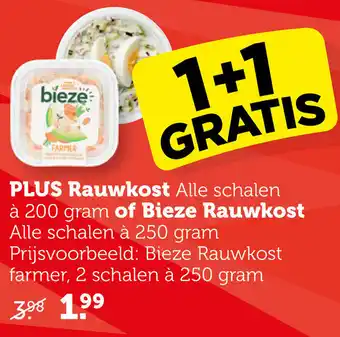 Coop PLUS Rauwkost Bieze Rauwkost aanbieding