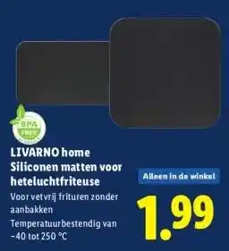 Lidl Siliconen matten voor heteluchtfriteuse aanbieding