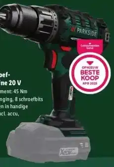 Lidl Accu-schroef- boormachine 20 V aanbieding