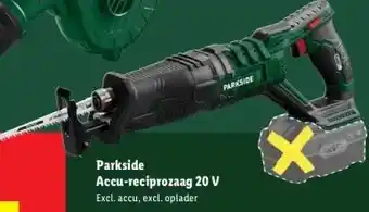 Lidl Accu-reciprozaag 20 V aanbieding