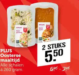 Coop PLUS Oosterse maaltijd aanbieding