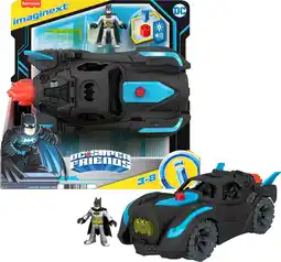 Amazon Fisher-Price Imaginext DC Super Friends Batmobiel met Licht en Geluid HGX96 aanbieding