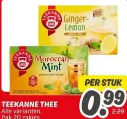 Dekamarkt TEEKANNE THEE aanbieding