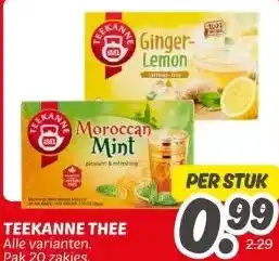Dekamarkt TEEKANNE THEE aanbieding