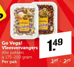 Coop Go Vega! Vleesvervangers aanbieding