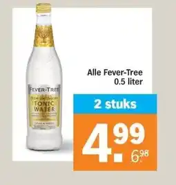 Albert Heijn Alle Fever-Tree 0.5 liter aanbieding