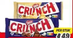 Dekamarkt NESTLÉ CRUNCH CHOCOLADEREEP aanbieding
