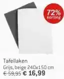 Dekamarkt Tafellaken aanbieding