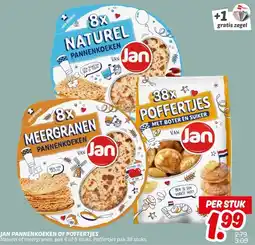 Dekamarkt JAN PANNENKOEKEN OF POFFERTJES aanbieding