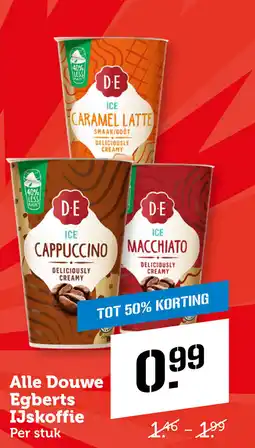 Coop Alle Douwe Egberts IJskoffie aanbieding