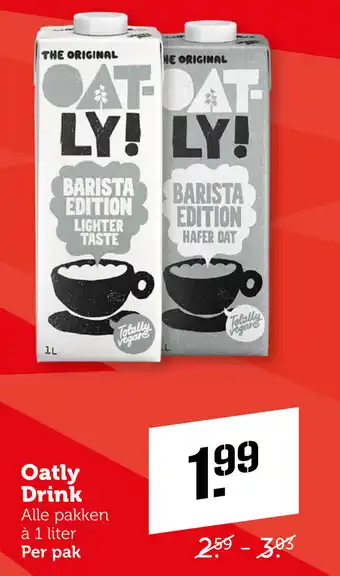 Coop Oatly Drink aanbieding