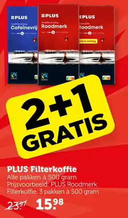 Coop PLUS Filterkoffie aanbieding
