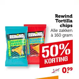 Coop Rewind Tortilla chips aanbieding