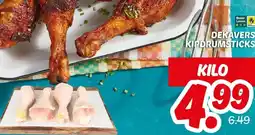 Dekamarkt DEKAVERS KIPDRUMSTICKS aanbieding