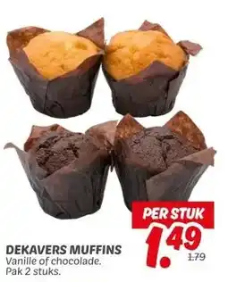 Dekamarkt DEKAVERS MUFFINS aanbieding