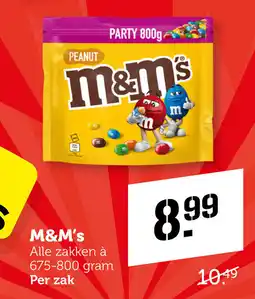 Coop M&M's aanbieding