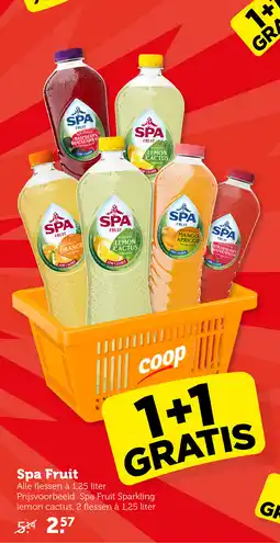 Coop Spa Fruit aanbieding