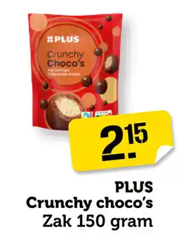 Coop PLUS Crunchy choco's aanbieding
