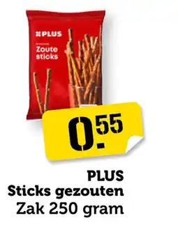 Coop PLUS Sticks gezouten aanbieding