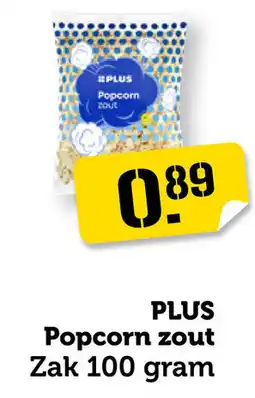 Coop PLUS Popcorn zout aanbieding