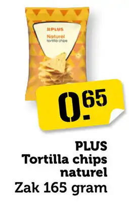 Coop PLUS Tortilla chips naturel aanbieding