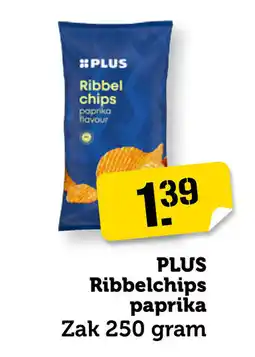 Coop PLUS Ribbelchips paprika aanbieding