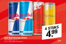 Coop Red Bull Energy drink aanbieding