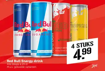 Coop Red Bull Energy drink aanbieding