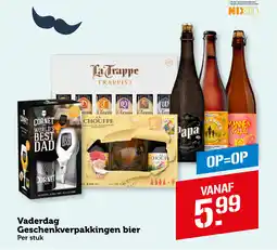 Coop Vaderdag Geschenkverpakkingen bier aanbieding