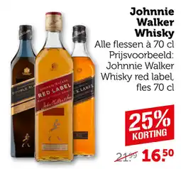 Coop Johnnie Walker Whisky aanbieding