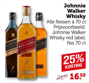 Coop Johnnie Walker Whisky aanbieding