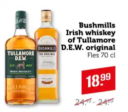 Coop Bushmills Irish whiskey of Tullamore D.E.W. original aanbieding