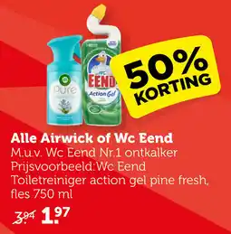 Coop Alle Airwick of Wc Eend aanbieding