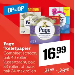 Coop Page Toiletpapier aanbieding