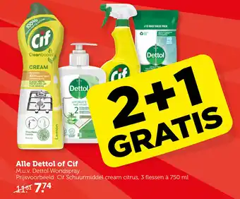 Coop Alle Dettol of Cif aanbieding